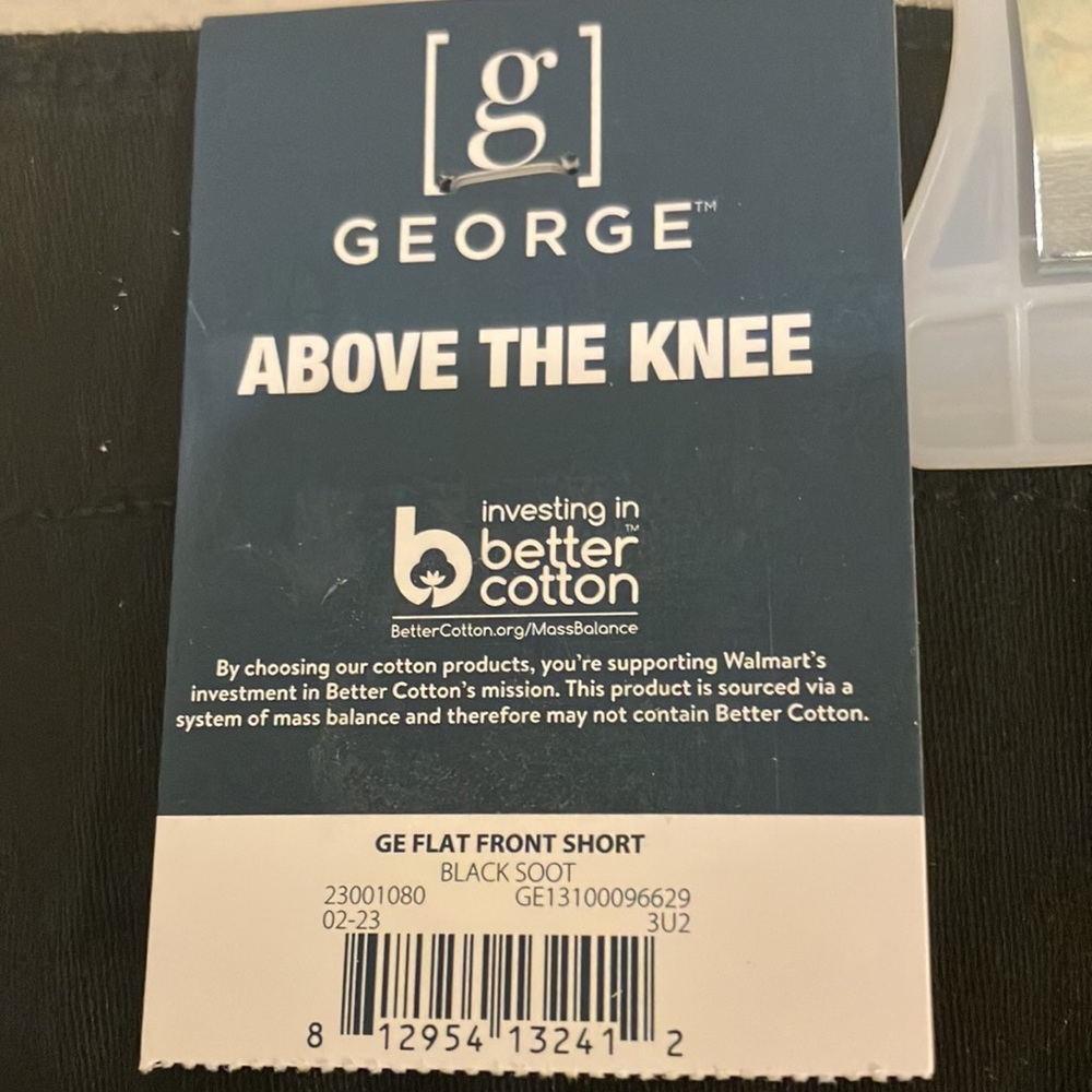 #121 - George Mens Flat Front Above The Knee Shorts - 9” Inseam - Size 46 - NWT - Picture 3 of 3